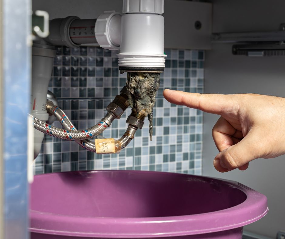 blocked sink