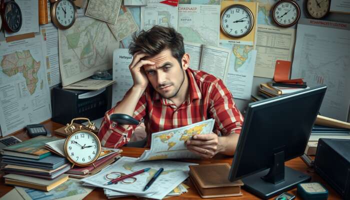 Traveller evaluating Belize trip options, logistics, and accommodation choices while determining the ideal base